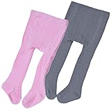 Sept。Fillesベビータイツ上質コットンレギンスパックof 2