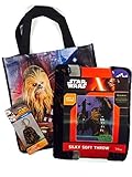 Disney Star Wars Chewbacca Throw Bundle Plush Soft Blanket Tote Bag Key Chain Force Awakens [並行輸入品]