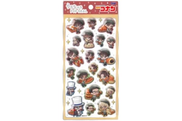 クラックス CRUX うるちゅる ポップシール コナン キャラペコ ベーカリー 立体 ネイルパーツ スマホデコ 推し活