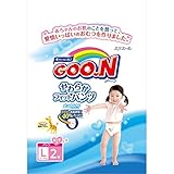 【お試しパック】 グーン やわらかフィットパンツ 女の子用 Lサイズ (9~14kg) 2枚入