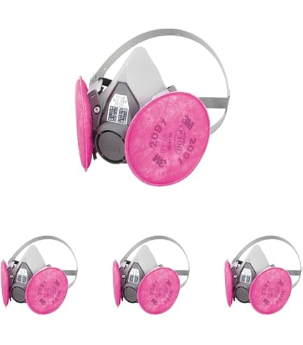 Amazon.co.jp: 3M 取替え式防じんマスク 6000/2091-RL3 Mサイズ