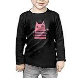 猫の愛のカード 子供服 春秋 長袖 Tシャツ トレーナー 丸い襟 キッズ 男の子 女の子 ベビー おしゃれ カジュアル ファッション 可愛い