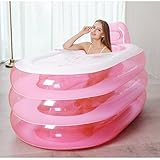 Meters インフレータブルバスタブは、絶縁大人のバスタブ折りたたみバスタブ子供の浴槽 ( 色 : ピンク ぴんく , サイズ さいず : L 160*90*58cm )