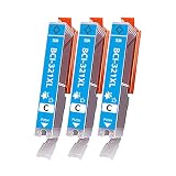 キャノン用 BCI-321 BCI-321C BCI-321XLC 互換 インク カートリッジ ブラック 3本セット 大容量 【対応機種】PIXUS MP990・PIXUS MP980・PIXUS MP640・PIXUS MP630・PIXUS MP620・PIXUS MP560・PIXUS MP550・PIXUS MP540など