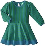 Little Green Radicalsベビー女の子ストライプForeverドレス(ベビー) – グリーン カラー: グリーン
