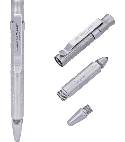 チタン製　ボールペン edc Amazon | Fanycs チタンボールペン タクティカルペン 多機能ポケット