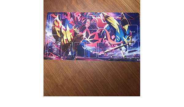 Amazon ポケモンカード プレイマット ザシアン ザマゼンタ ムゲンダイナ おもちゃ おもちゃ