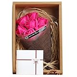 KIZAWA 　枯れない花　ソープ　フラワー　花束　メッセージカード付き クリスマス 忘年会　新年会　誕生日 結婚祝い バレンタイン ホワイトデー 景品 入学 卒業 結婚記念日 など 様々な お祝い 