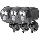 Mr Beams MB390 300-Lumen Weatherproof Wireless Battery Powered LED Ultra Bright Spotlight with Motio