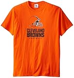 NFL Cleveland Brownsメンズup4 Tee , Fireレッド, Large