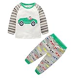 キッズ ルームウェア 子供パジャマ 幼児服 子供服 寝巻き 長袖 tシャツ 上下セット 漫画のスポーツカー寝間着 5歳