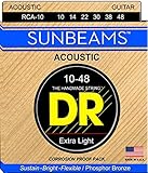 DR Strings (デーアール) アコギ弦 SUNBEAMS フォスファーブロンズ .010-.048 RCA-10 【国内正規品】