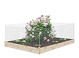 V Protekメッシュフェンスワイヤ亜鉛メッキ家禽ネッティング樋ガードChicken Run Rabbitフェンシングto keep out Racoons gophor Snakesグリーン
