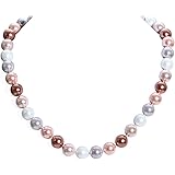 marofin Pearl Necklace for Women, Pearl Choker Necklace for wedding 18-20 Inches