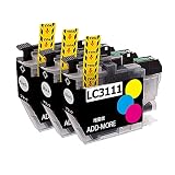 ブラザー用LC3111BK(B3111BK) 互換インクカートリッジ ブラック/大容量/残量表示/個包装/3本セット [対応機種]:DCP-J972N / DCP-J973N-W/B/DCP-J978N / DCP-J572N / DCP-J577N / MFC-J893N / MFC-J898N / MFC-J998DN/DWN など