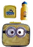 Despecable Me Minion Kids Lunch Box and Container Set of 3 [並行輸入品]
