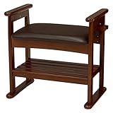 玄関チェアー VH-7944DBR ダークブラウン