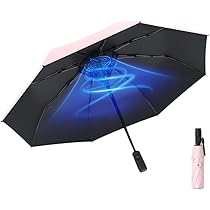 Amazon | 2025新登場 日傘 扇風機付き 折り畳み 【涼感UP】 晴雨