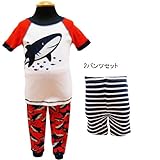 carter's(カーターズ）半袖＆半ズボン・長ズボンパジャマセット24ヶ月（さめ・レッド×ネイビー） [Baby Product]