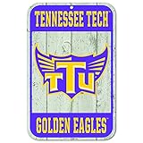 WinCraft Tennessee Tech Golden Eagles公式NCAA 11 " x 17 "フェンスプラスチック壁サイン11 x 17 by 811257
