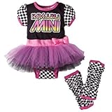 (ハラジュクミニ)HARAJUKU MINI レッグウォーマー付チュチュワンピース ロンパース 80 【並行輸入品】