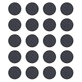 LIOOBO ギター ピック 滑り止め シール ギター ピック 滑り止め加工 ギターピックシール 自己粘着 ギターピックアクセサリー 黒 20pcs