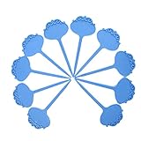 chen 植物のラベル　花型　挿入式　ガーデニングラベル　T型　カラフル園芸ラベル　多肉植物タブ　フラワーラベル ガーデニングラベル 植物ラベル タグ　プラスチック　防水　10枚セット