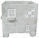 丸和貿易 植木鉢 メゾンタウン スクエアーポット L 400683802