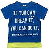 《H28年夏物》JEANS-b(ジーンズベー) 製品洗い加工済み スラブ天竺半袖dream半袖Tシャツ 120cm/NV NO.B-360139