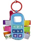 Baby Rattles Plush電話おもちゃベビーカーHanging Balls with Bells Inside free size ブルー