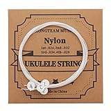 ウクレレ弦セット 4 クリアナイロン弦 交換パーツ アクセサリー ウクレレナイロン弦 ギター ナイロン弦 クラシックギター用
