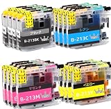 【UNIQUE-INK】LC213 brother (ブラザー) 用 互換インクカートリッジ 16本 セットICチップ付け LC213-4PK (4BK /4C/4M/4Y) LC 213 対応型番: DCP-J4220N DCP-J4225N MFC-J4720N MFC-J4725N MFC-J5620CDW MFC-J5720CDW MFC-J5820DN
