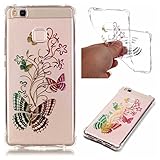 Huawei P9 Lite ケース Zeebox Huawei P9 Lite高品質 TPU カバー 衝撃吸収 Huawei P9 Lite 用 超薄型 柔軟 落下防止 保護カバー 生涯補償付き (