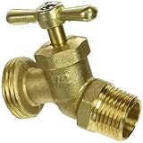 Ldr 1 / 2インチボールホースBibbバルブ 1/2-Inch MIP X 3/4-Inch 020 7703 1