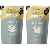 [詰替えセット] DROAS ドロアス | リニューアル 【シルキークレンズ】 シャンプー トリートメント 詰め替えセット ブリージーサボンの香り ヘアケア どろあす 保湿 泥 クレイ