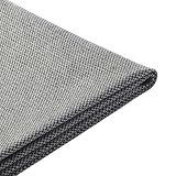 無印良品 リビングでもダイニングでもつかえるベンチ2用カバー 綿麻バスケット織 チャコール KB491A2A