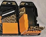 Titanium Nitride High Speed Steel Drill Bit Set 29 Piece [並行輸入品]