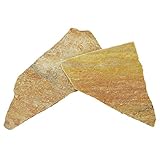 乱形石 アルビノイエロー 厚7～12mm (薄手) 1平米セット