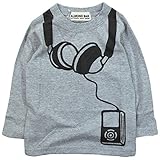 《春秋対応》 ALMOND BAR(アーモンドバー) 天竺ヘッドフォン長袖Tシャツ 110cm/Mg NO.AH-73304