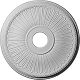 Ekena Millwork CM20BE1 20 1/8-Inch OD x 3 7/8-Inch ID x 1 7/8-Inch Berkshire Ceiling Medallion [並行輸入