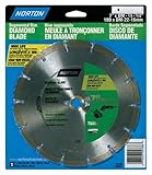 Norton 2786 7-Inch Segmented Diamond Saw Blade with 7/8-Inch Arbor and 5/8-Inch Insert for Masonry [