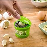multi-function garlic press slicer chopper grater hand presser