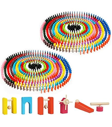 Amazon.co.jp: グリムス/GRIMM'S/にじのドミノ/GM40376 : おもちゃ