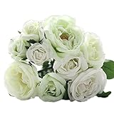 Outflower 花嫁の花を保持する シミュレーションの花 の 手芸 ハンド 造花 って プレゼントホーム結婚式 の小道具 飾る 花のボール（緑い）