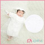 【送料無料メール便発送】【ER2798】ベビードレス セレモニードレス （ドレス・オーガンジ・フード スタイ ミトン 5点セット）ベビー服 結婚式 お宮参り 長袖 男の子 女の子 衣装 出産祝い ギフ
