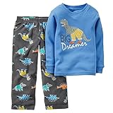 カーターズ Carter's 子供用 パジャマ 綿＆フリース 男の子 2-Piece Cotton & Fleece PJs 18M (78-83cm) [並行輸入品]