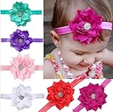 (フィーショー)FEESHOW　ベビー　カワイイ　花柄　清楚ヘアバンド　6点セット　ヘッドバンド　エレガント髪飾り
