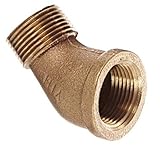 Everflow Supplies BRSF0018-NL 1/8-Inch 45-Degree Street Elbow, Lead Free [並行輸入品]