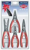 KNIPEX 00 20 03 SB 4 Piece Precision Circlip Snap-Ring Pliers Set [並行輸入品]