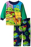 Nickelodeon Baby Boys ' Turtleクラシック2ピースパジャマセット カラー: グリーン